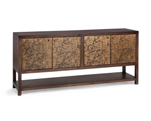 Classic Home Avara 4 Door Cabinet Brown
