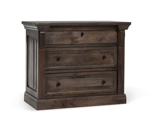 Classic Home Adelaide Wood 3 Drawer Nightstand Cocoa Brown