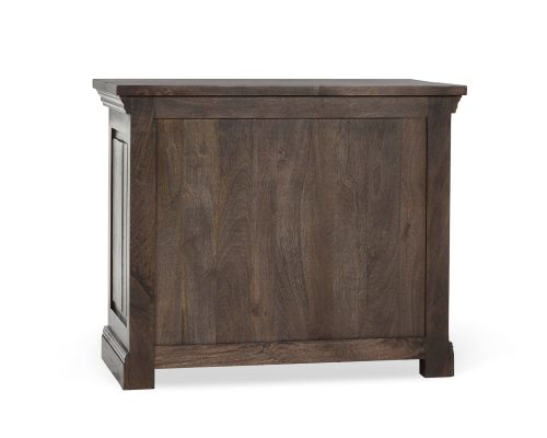 Classic Home Adelaide Wood 3 Drawer Nightstand Cocoa Brown - Image 5