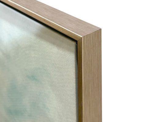 Alternative view of Classic Home Alternative II 36" x 48" Painting Art by Buddy Whitlock Blue/Pearl Silver