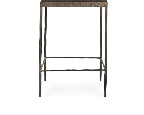 Alternative view of Classic Home Bose Leather Counter Stool