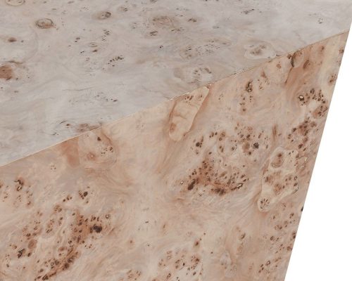 Classic Home Avena Burl Wood Square Coffee Table Natural - Image 3