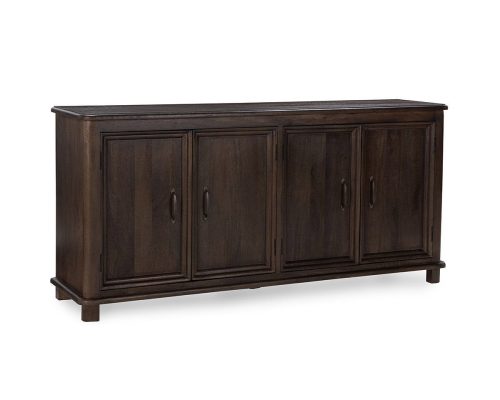 Classic Home Brookside 4 Door Cabinet Cocoa Brown