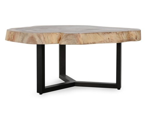 Alternative view of Classic Home Celine Live Edge Coffee Table Natural