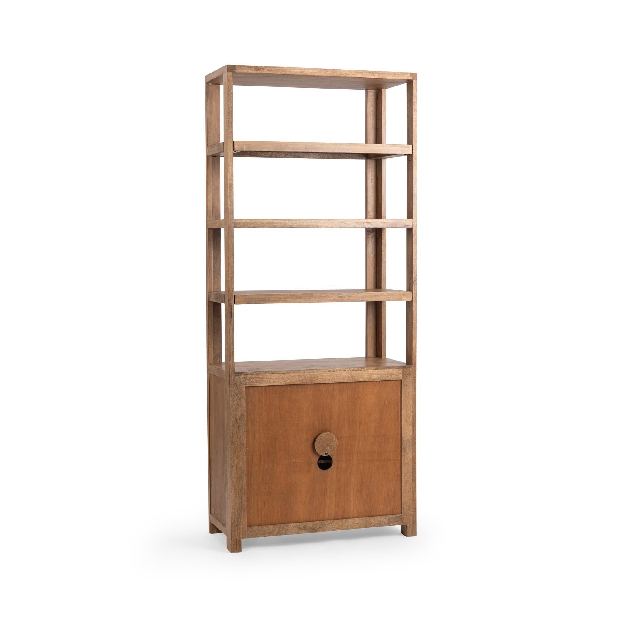 Classic Home Cleveland Bookcase Sandy Taupe - Image 6