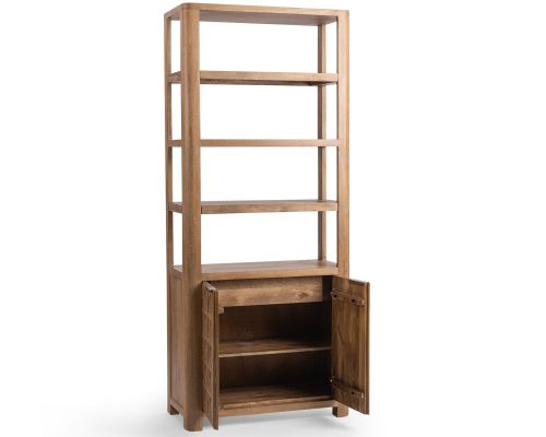 Classic Home Cleveland Bookcase Sandy Taupe - Image 3