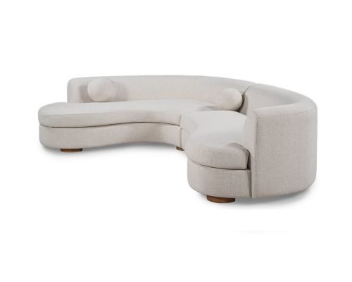 Classic Home Concord Sectional Ivory - Image 3