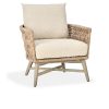 Classic Home Collins Outdoor Accent Chair Natural / Sand