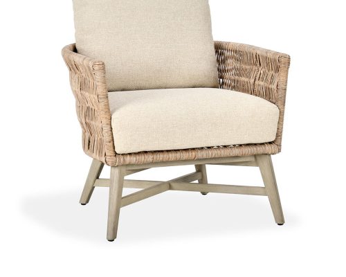 Classic Home Collins Outdoor Accent Chair Natural / Sand
