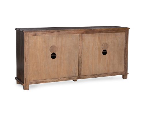 Classic Home Brookside 4 Door Cabinet Cocoa Brown - Image 4