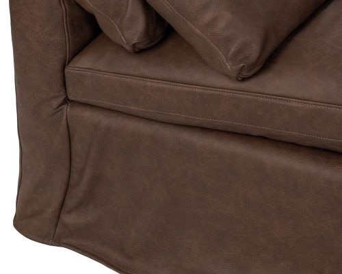 Classic Home Cassiano Leather Slip Cover Sofa El Paso - Image 8