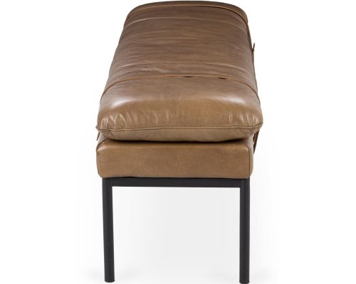 Classic Home Celiah Bench Tan - Image 4