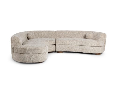 Classic Home Concord 2 Piece Sectional Frosty Oat