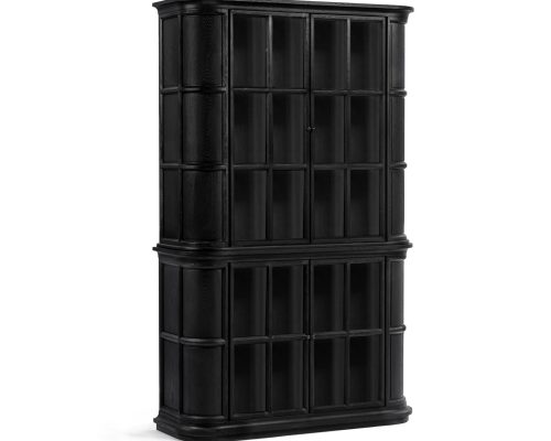 Classic Home Carson Display Cabinet Loft Black - Image 2