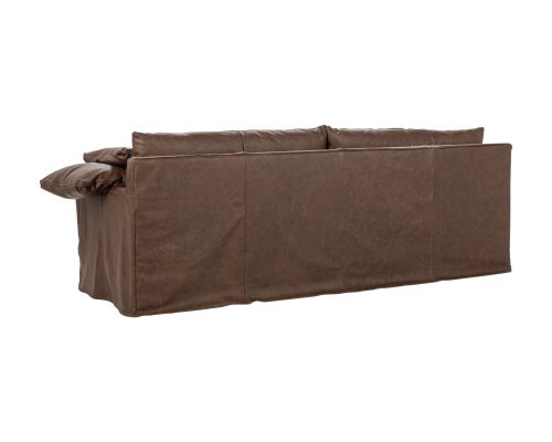 Classic Home Cassiano Leather Slip Cover Sofa El Paso - Image 5