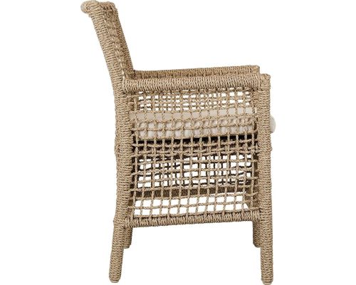 Classic Home Brisbane Outdoor Dining Chair Natural - Image 3
