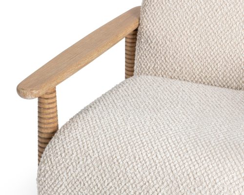 Classic Home Caprice Accent Chair Light Beige / Natural - Image 6