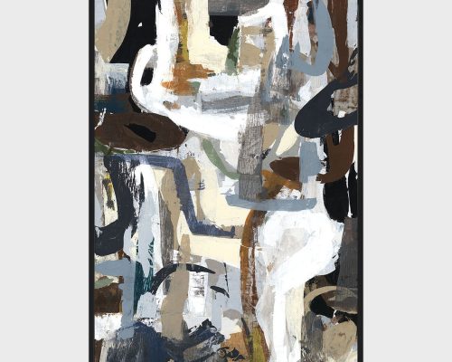 Classic Home Chicago Painting Art by Buddy Whitlock - Blue / Gray