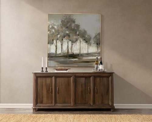 Classic Home Brookside 4 Door Cabinet Cocoa Brown - Image 8