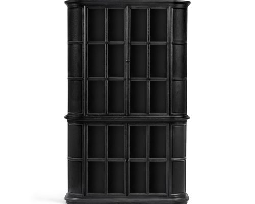 Classic Home Carson Display Cabinet Loft Black - Image 3