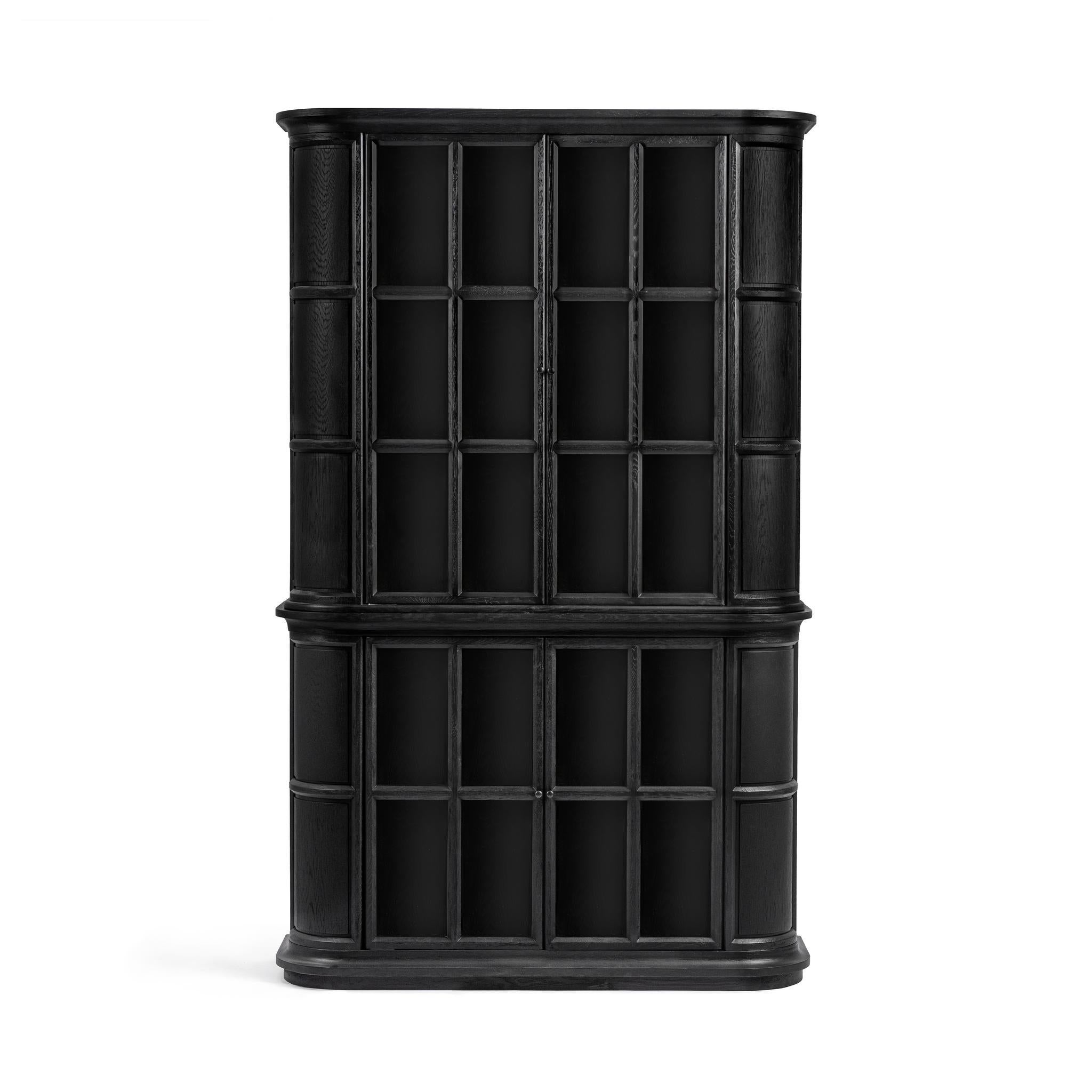 Classic Home Carson Display Cabinet Loft Black - Image 3