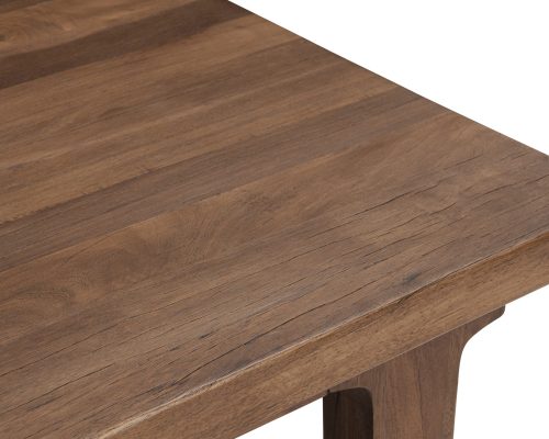 Classic Home Carmel Reclaimed Wood Rectangle Coffee Table Earthy Terra - Image 5