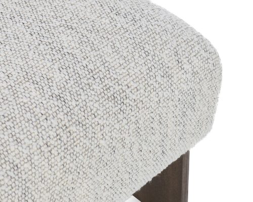 Classic Home Chelsea Upholstered Dining Chair Pixel Ivory - Image 6