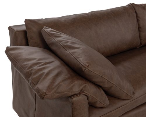 Classic Home Cassiano Leather Slip Cover Sofa El Paso - Image 6