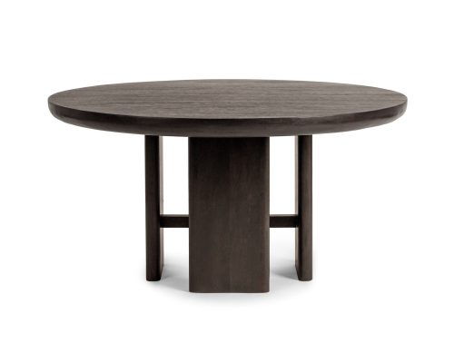 Classic Home Celadon Round Dining Table Truffle Roast - Image 2