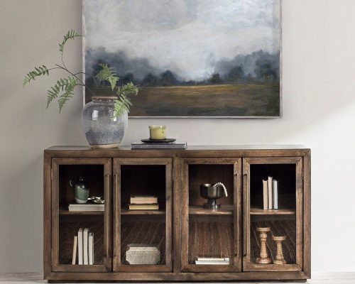 Classic Home Bradley 4 Door Sideboard Landmark Brown - Image 7