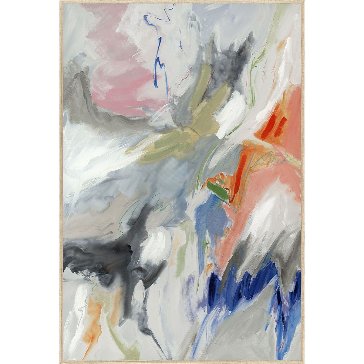 Classic Home Brilliant 48" x 72" Painting By Buddy Whitlock Gold