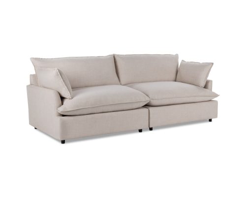Classic Home Caplan Upholstered 2 Piece Modular Sectional