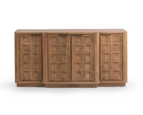 Classic Home Cleveland 4 Door Cabinet Santy Taupe - Image 2