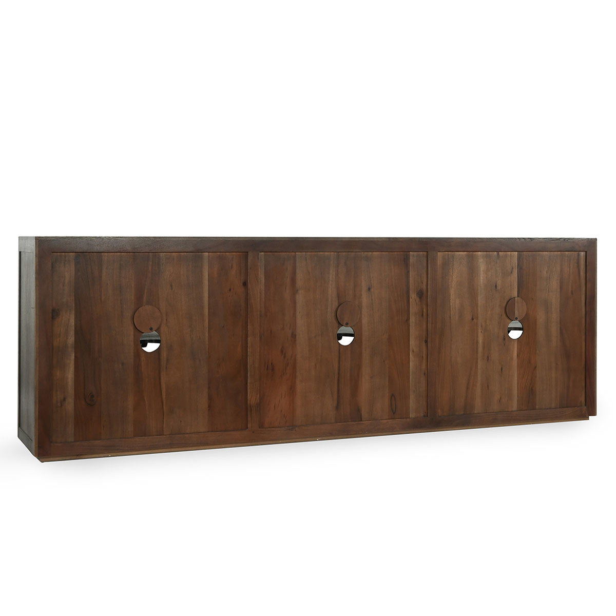 Classic Home Bradley Solid Wood 6 Door Cabinet Landmark Brown - Image 5