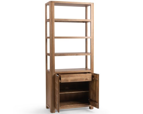 Classic Home Cleveland Bookcase Sandy Taupe - Image 4