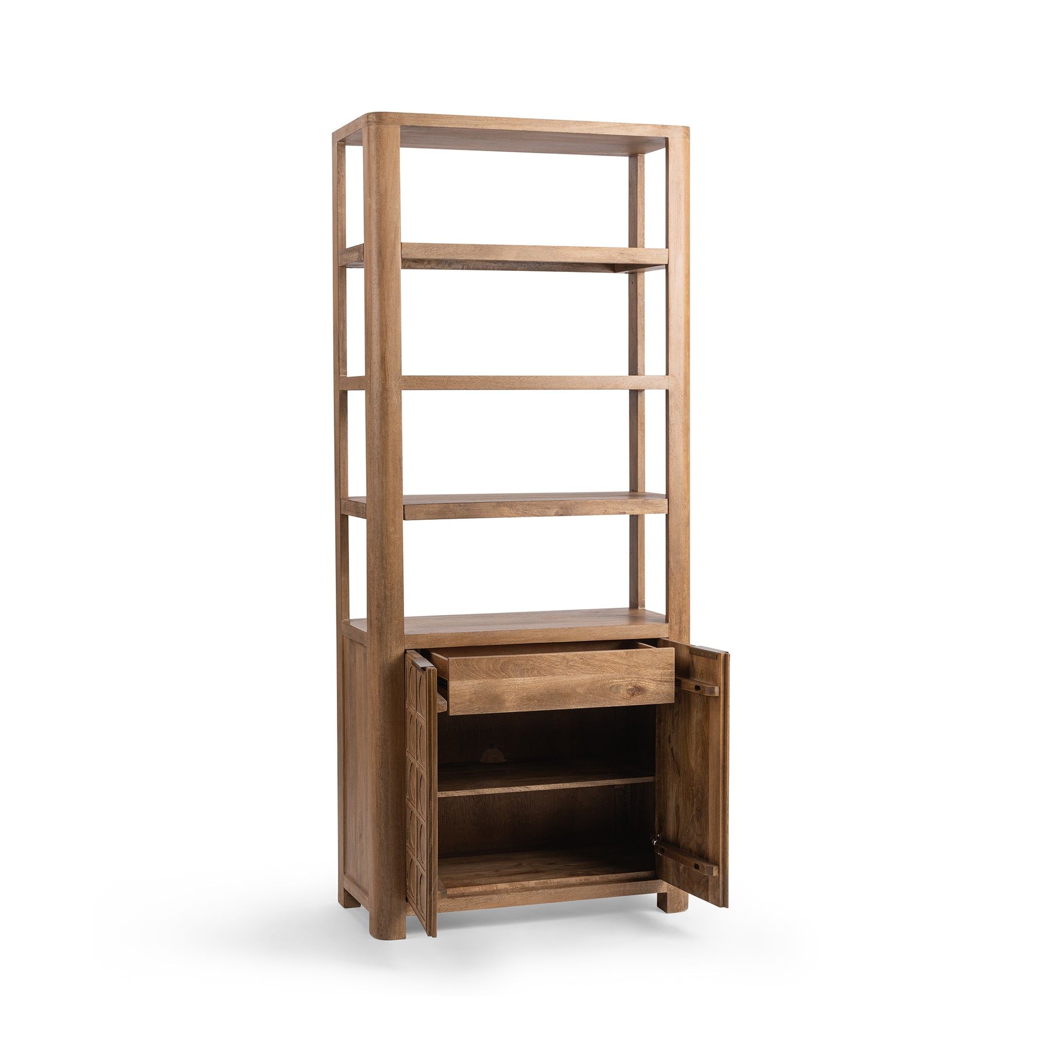 Classic Home Cleveland Bookcase Sandy Taupe - Image 4