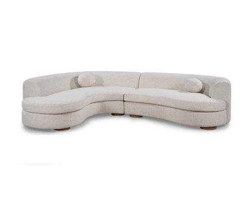 Classic Home Concord Sectional Ivory - Image 2