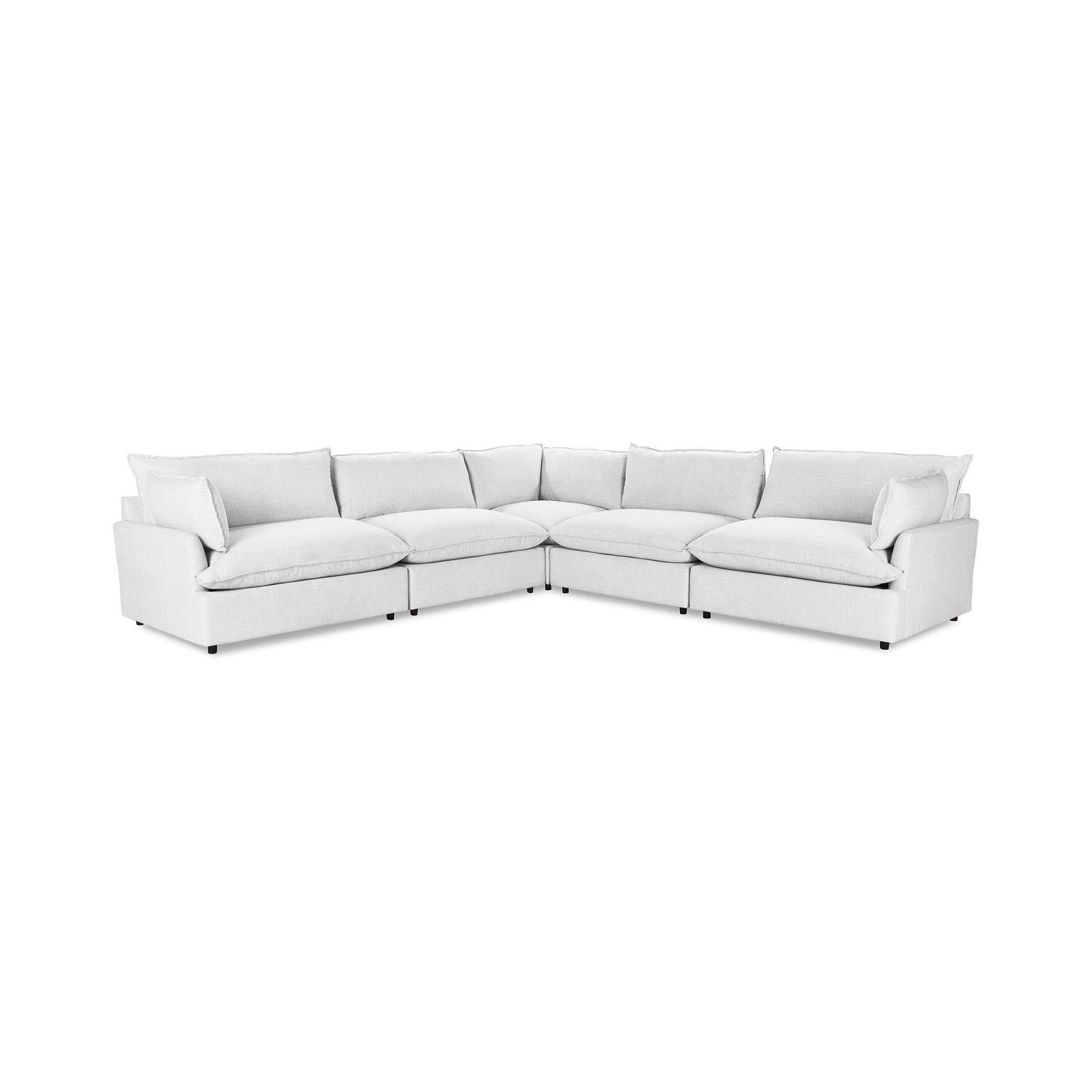 Classic Home Caplan 5 Piece Modular Sectional