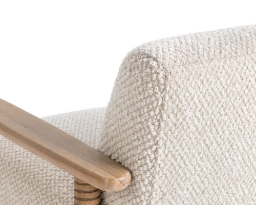 Classic Home Caprice Accent Chair Light Beige / Natural - Image 5