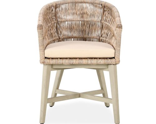 Classic Home Collins Outdoor Dining Chair Natural / Sand - Image 2