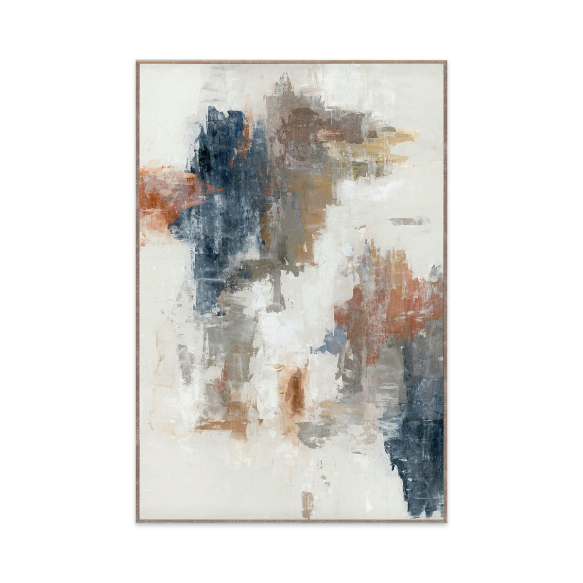 Classic Home Brand New Painting Art by Buddy Whitlock Right Dark Gray / Blue - Image 2