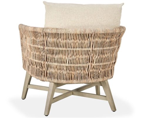 Classic Home Collins Outdoor Accent Chair Natural / Sand - Image 4