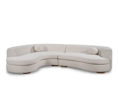 Classic Home Concord Sectional Ivory - Image 6