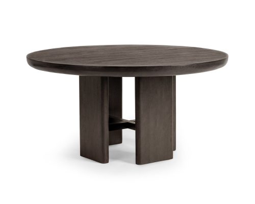 Classic Home Celadon Round Dining Table Truffle Roast - Image 3