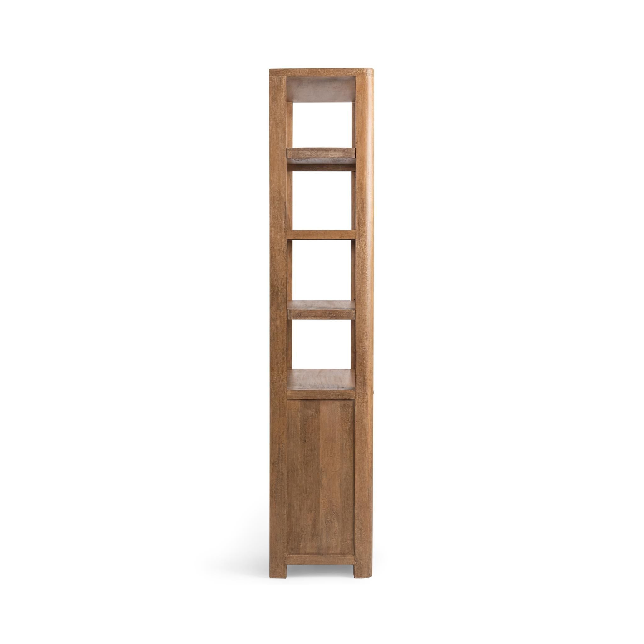 Classic Home Cleveland Bookcase Sandy Taupe - Image 5