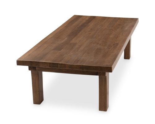 Classic Home Carmel Reclaimed Wood Rectangle Coffee Table Earthy Terra - Image 4