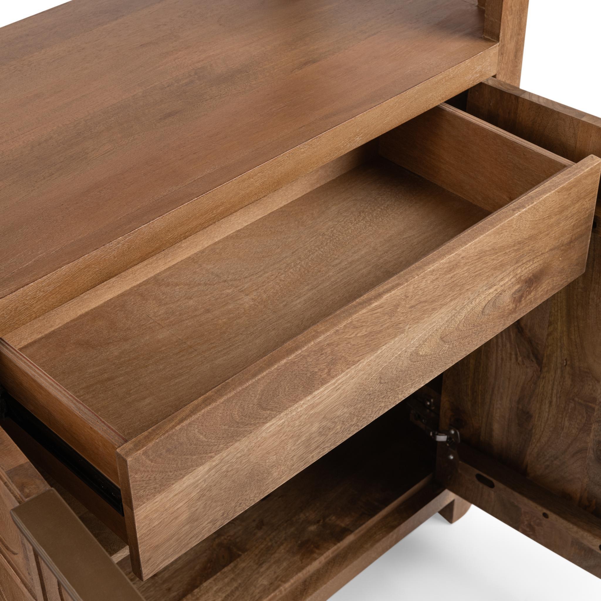 Classic Home Cleveland Bookcase Sandy Taupe - Image 10