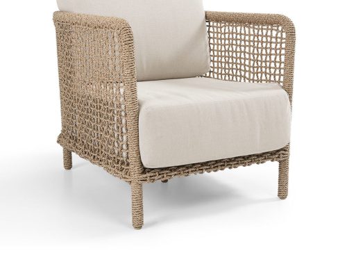 Classic Home Brisbane Outdoor Accent Chair Natural