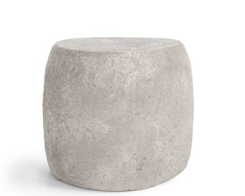 Classic Home Britney Outdoor End Table Light Gray