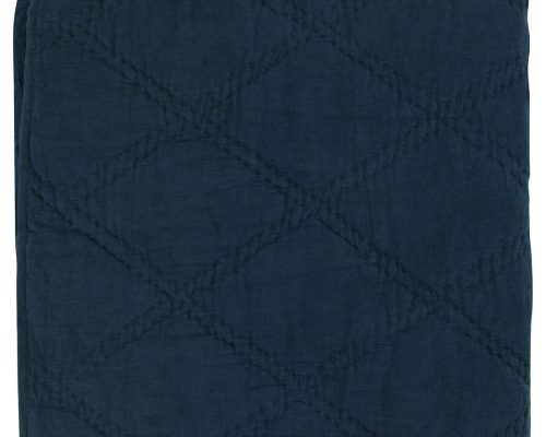 Classic Home Caleb Hand Stitched King Quilt Midnight Blue - Image 18